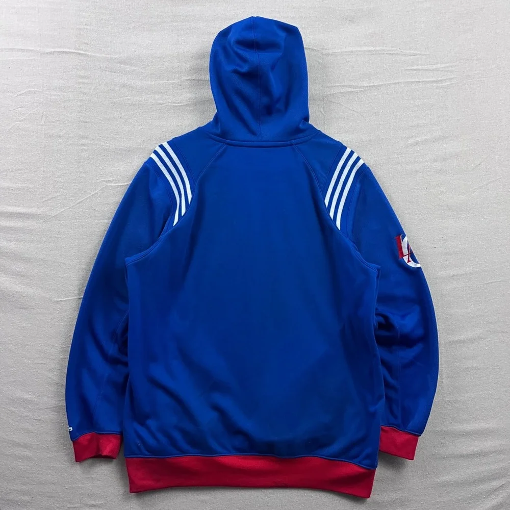 Adidas Los Angeles Clippers NBA Hoodie Blue Red Mens Large 2013‎ G91515